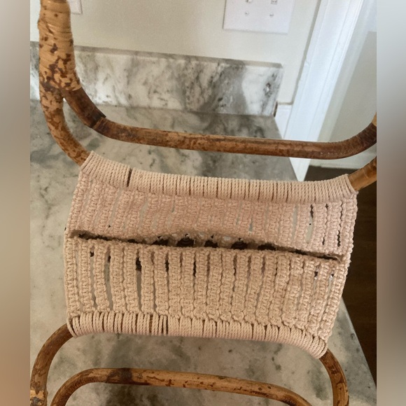 Handmade Macrame Crochet Beaded Bag - Picture 6 of 9